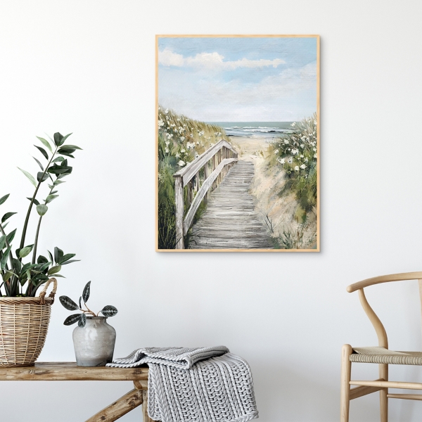 Quiet Calm Framed Canvas Art Print