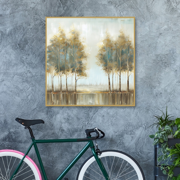 Tree Tales I Framed Canvas Art Print