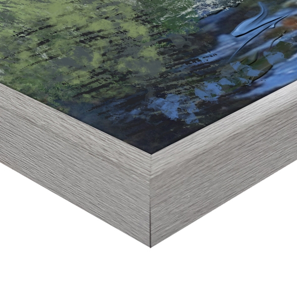 Winding Creek Framed Canvas Art Print