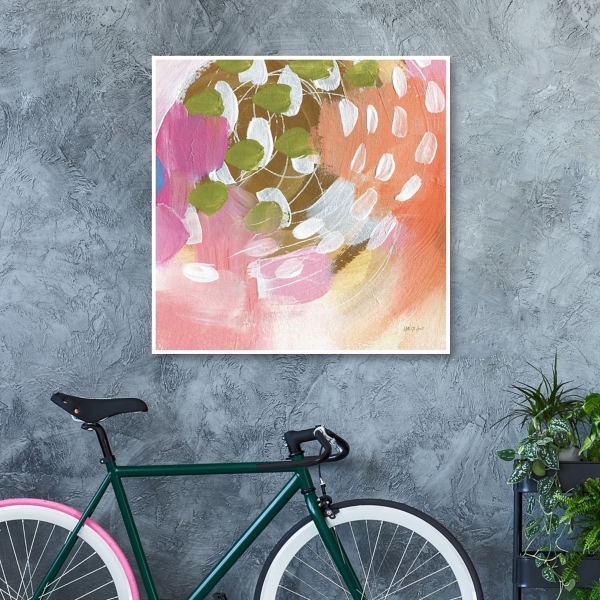 Summer Impressions I Framed Canvas Art Print