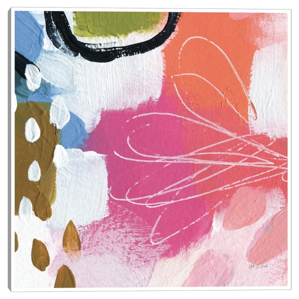 Summer Impressions II Framed Canvas Art Print