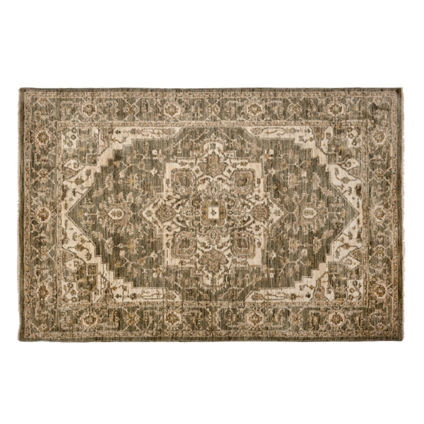 Green Santiago Medallion Area Rug, 5x8 | Kirklands Home