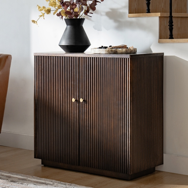 Walnut 2-Door Augusto Cabinet