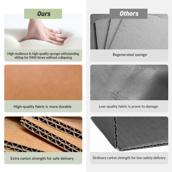 Camel Faux Leather Diomedes Accent Chair