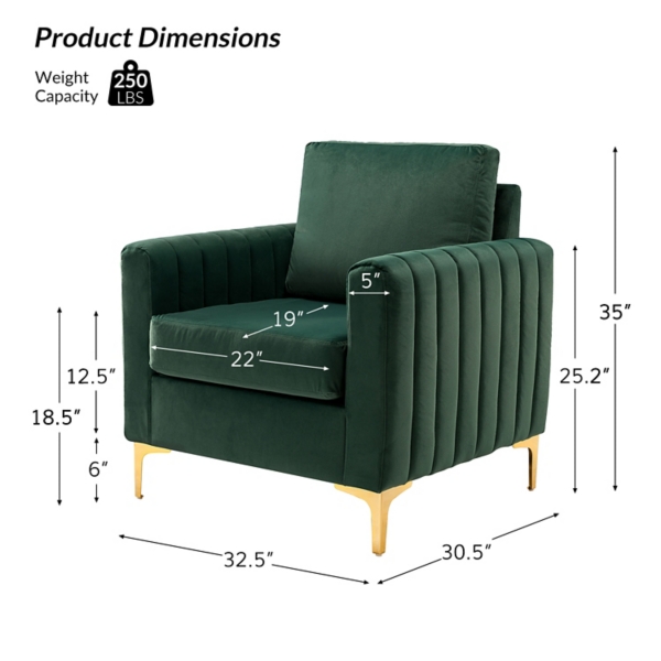 Velvet Cephius Club Chair