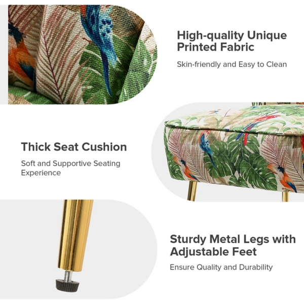 Green Tropical Amata Accent Chair