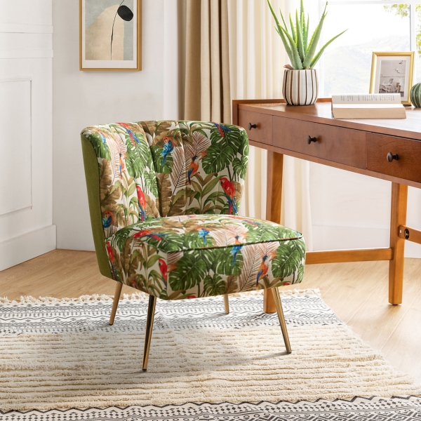 Green Tropical Amata Accent Chair