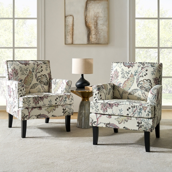 Floral Upholstered Herrera Armchair