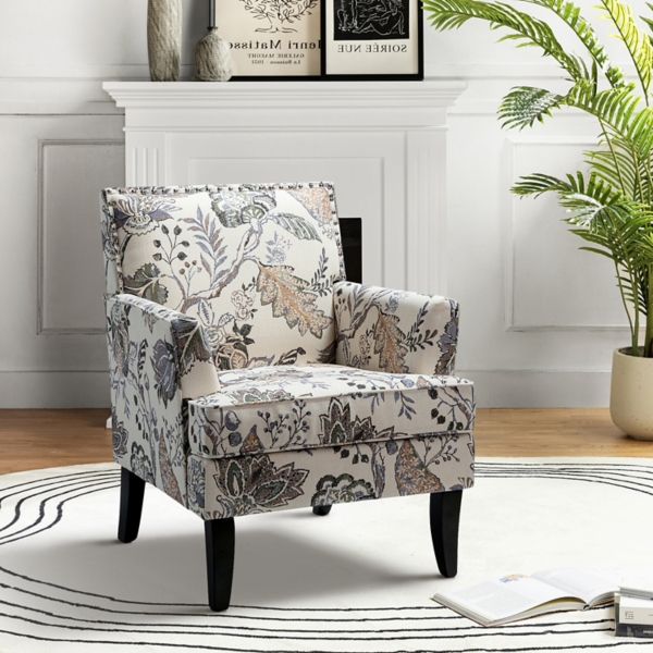 Floral Upholstered Herrera Armchair