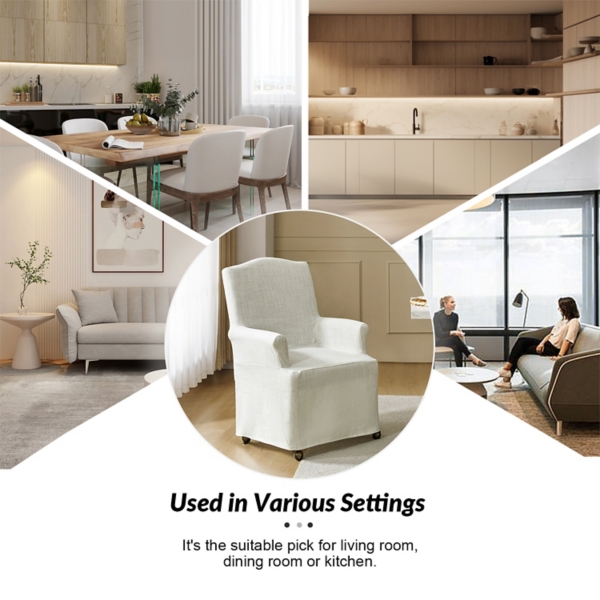 Ivory Slipcover Konrad Dining Chair