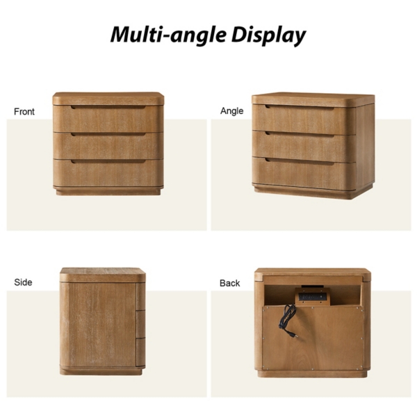 Seadrift Wood Patrick Nightstand