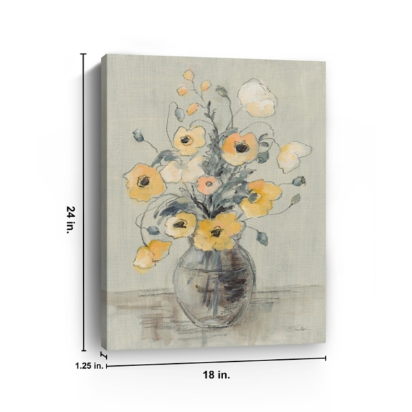 Joyful Bouquet Canvas Art Print, 18x24