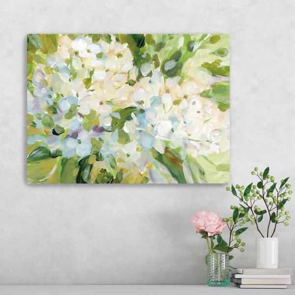 Hydrangea Joy Canvas Art Print