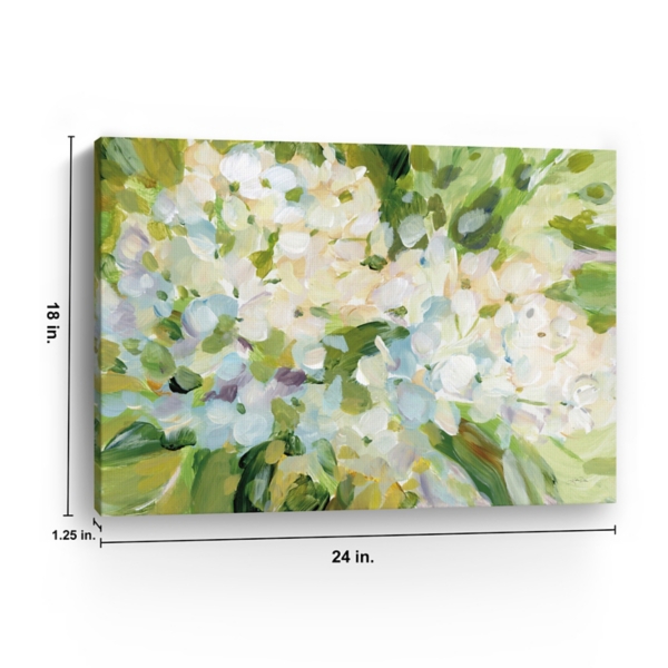 Hydrangea Joy Canvas Art Print