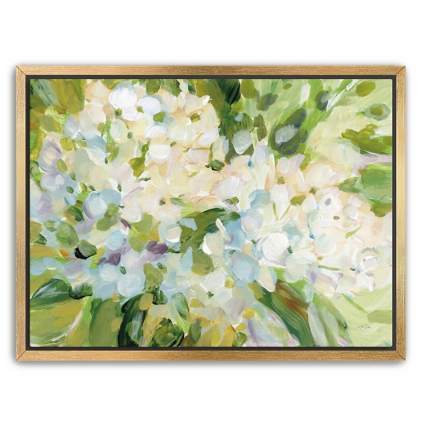 Hydrangea Joy Framed Canvas Art Print