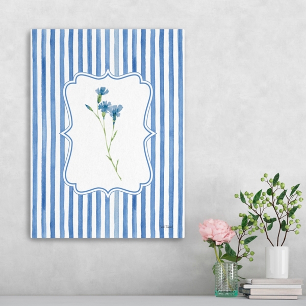 Blue Spring Silo I Canvas Art Print