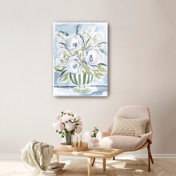 Fiona Floral Canvas Art Print, 24x32