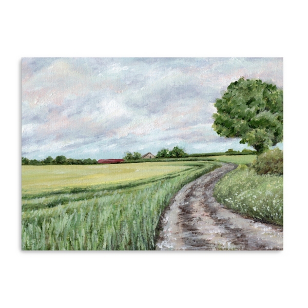 Green Country Roads Canvas Art Print, 40x30