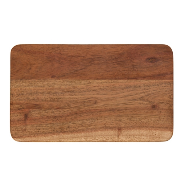 Small Acacia Wood Pedestal Riser