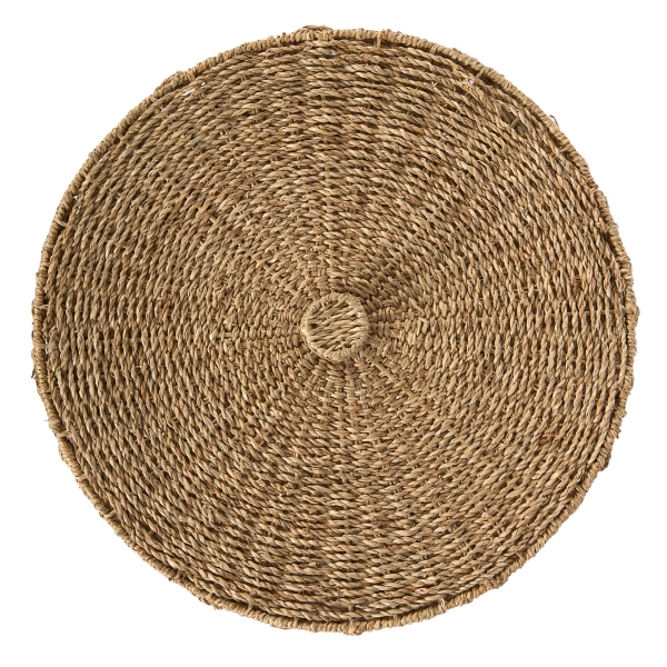 Seagrass Scalloped Top Laundry Hamper