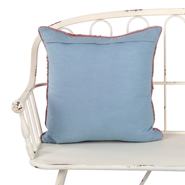 Patchwork Star Patriotic Pillow