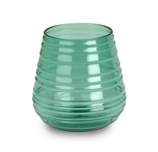 Kirkland's Acrylic Short Ribbed Tumbler In Green