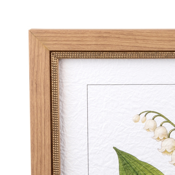 May Hawthorn & Lily of the Valley Framed Art Print
