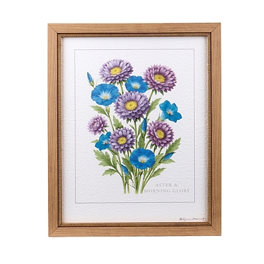 【MAR】MURRAL トップスframed flower October Cosmos and Marigold Framed Art Print | Kirklands Home