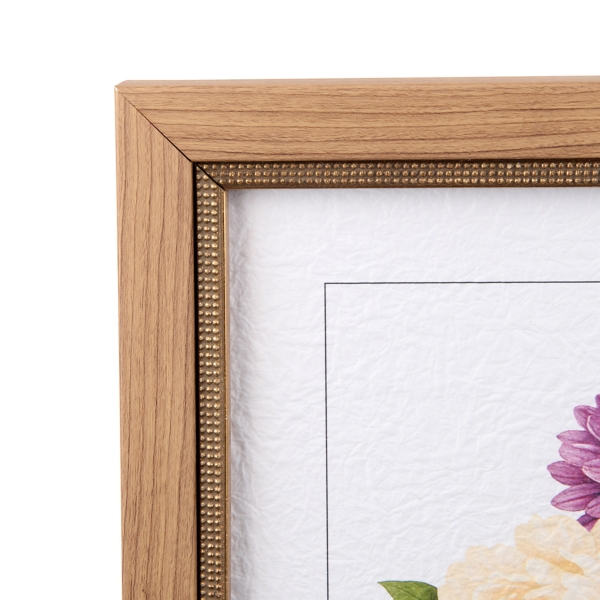 November Chrysanthemum and Peony Framed Art Print