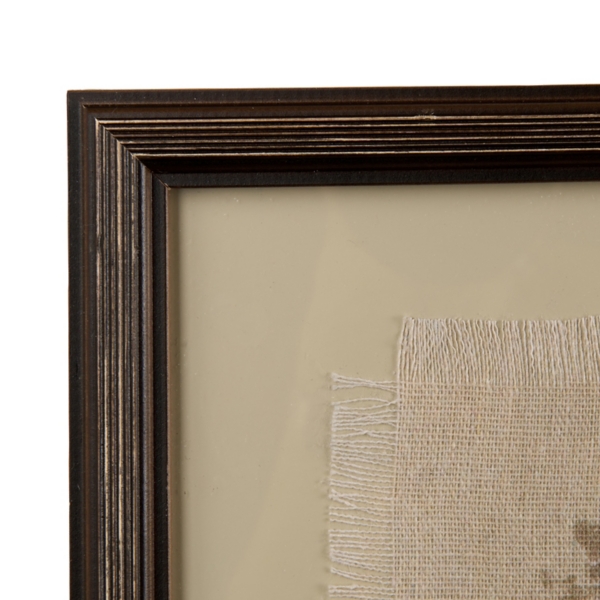 Green Foggy Forest Framed Art Print