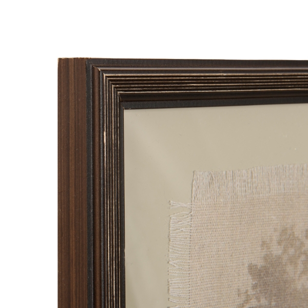 Green Foggy Forest Framed Art Print