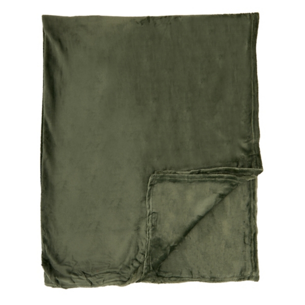 Lily Pad Solid Plush Throw