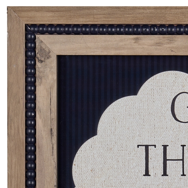 Grateful Heart Framed Wall Plaque