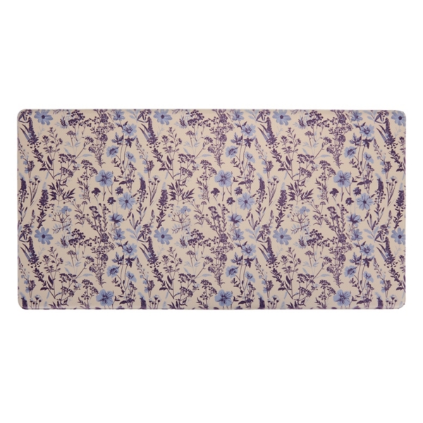 Blue Wildflower Kitchen Mat