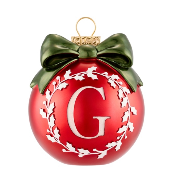 Monogram G Ornament | Kirklands Home