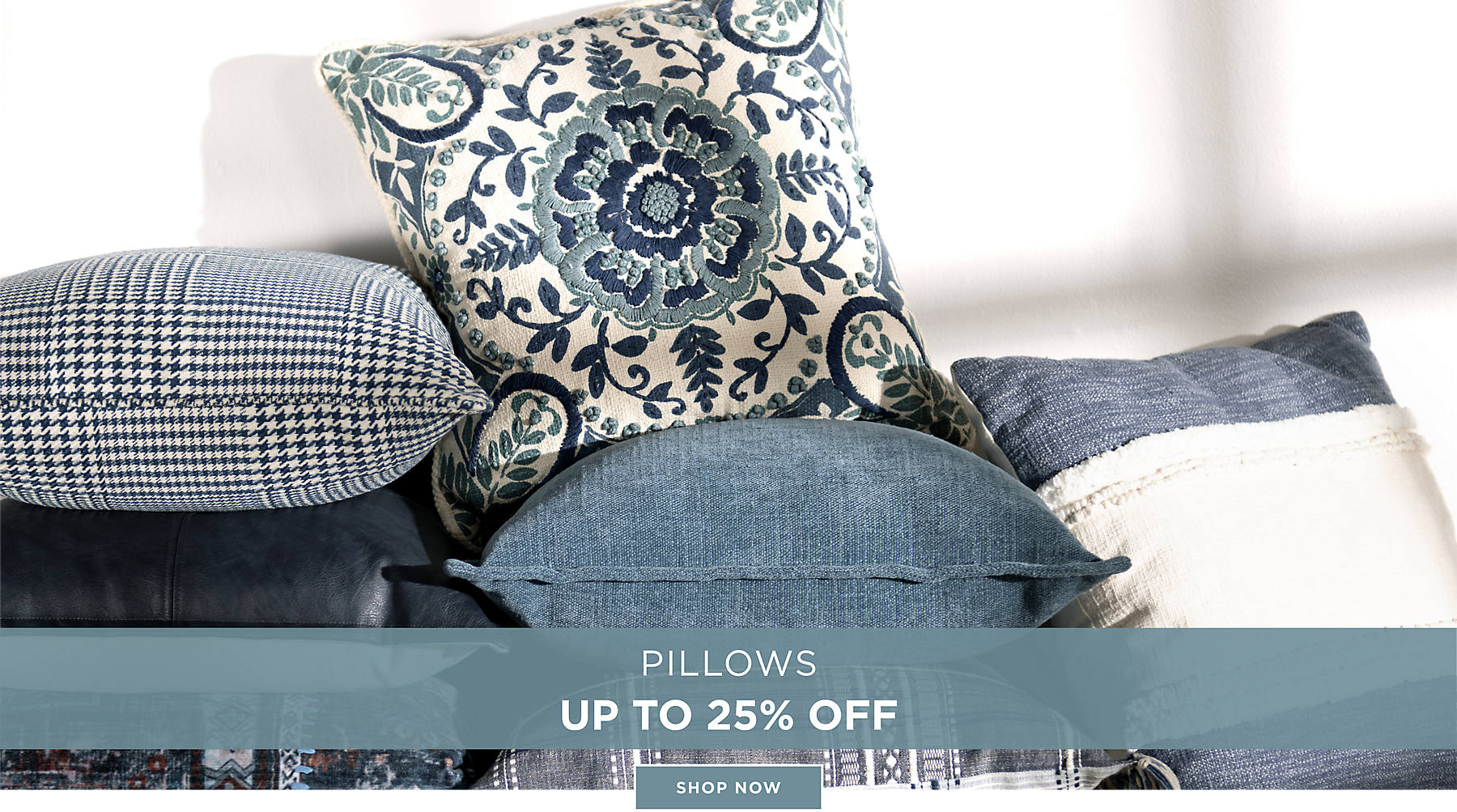 Pillows Up to 25% Off Shop Now