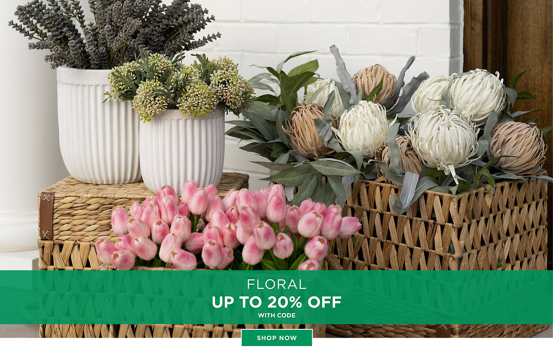 Floral Up to 20% Off with code Shop Now