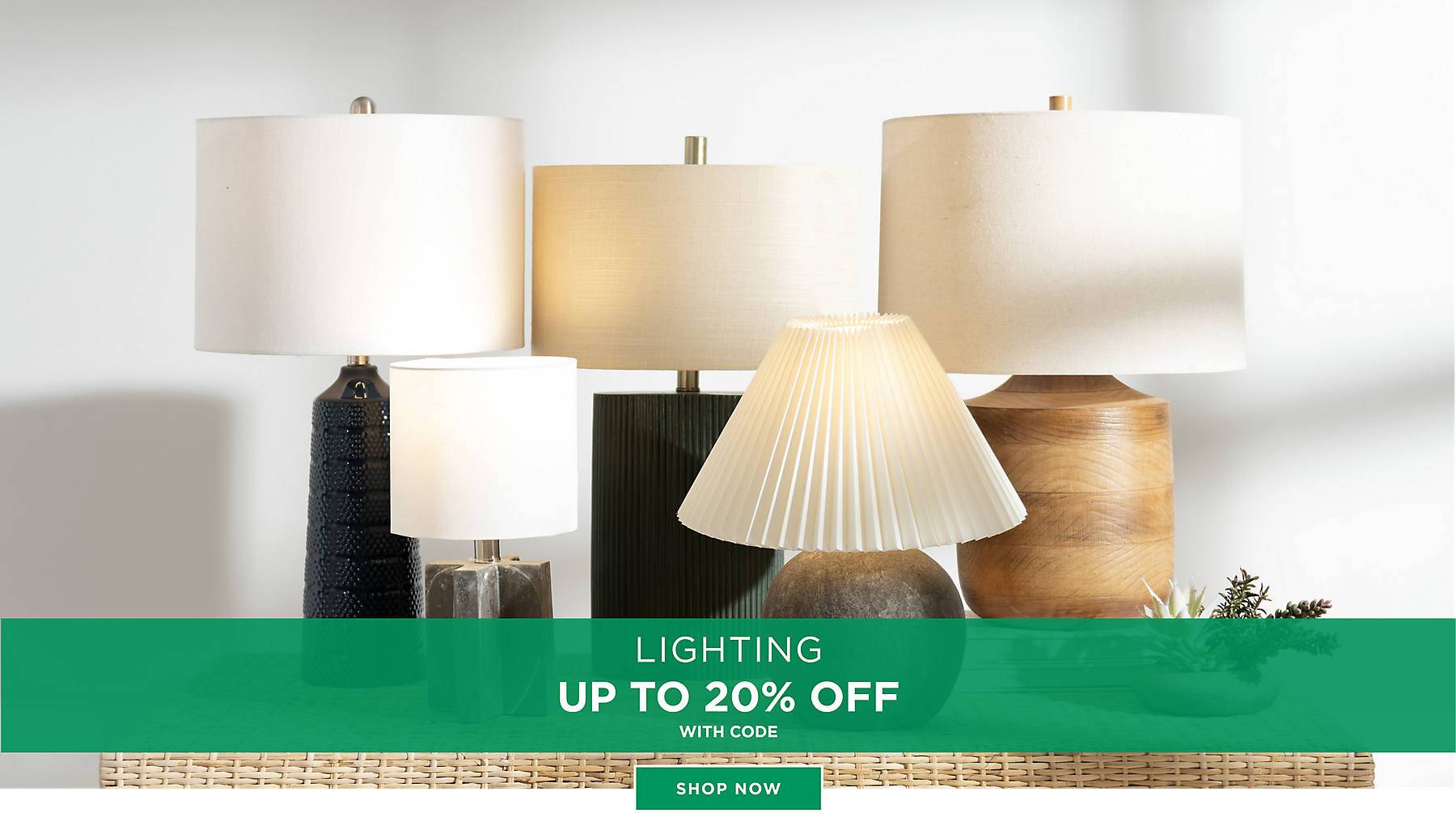 Lighting Up to 20% Off with code Shop Now
