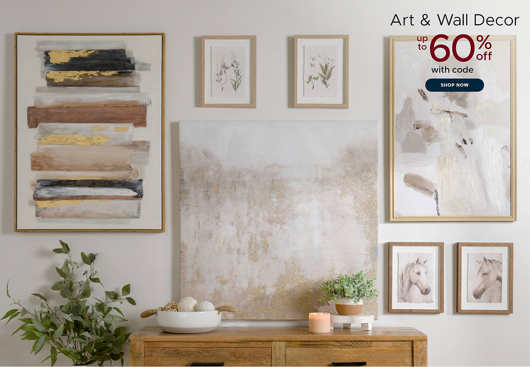 Art & Wall Decor up to 60% off with code shop now