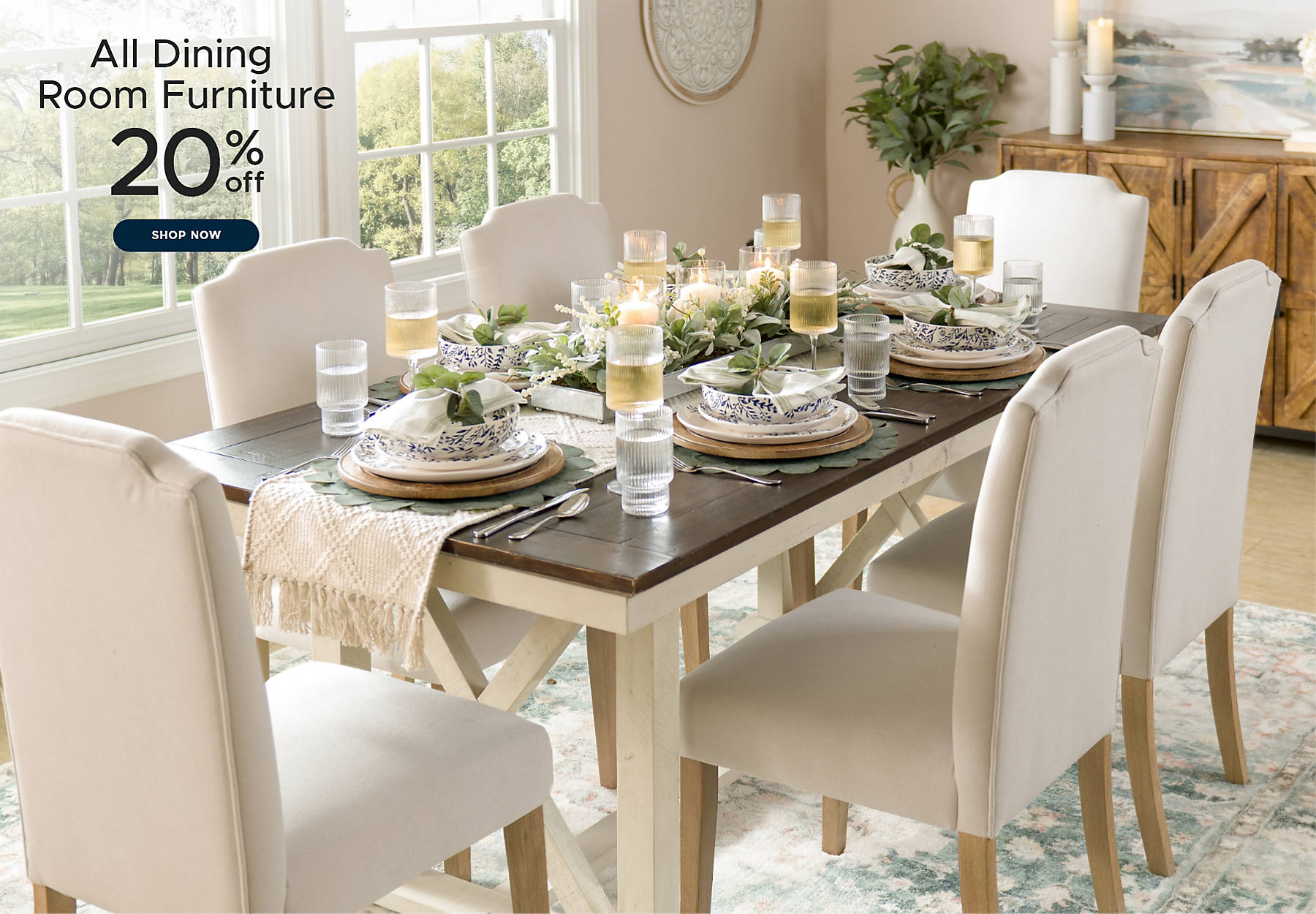 Dining Room Furniture 20% off shop now