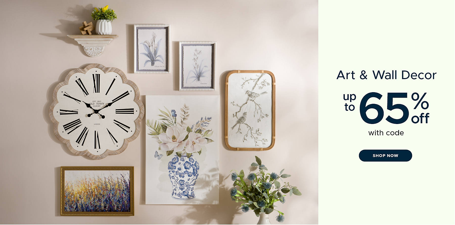 Art & Wall Decor up to 65% off with code shop now
