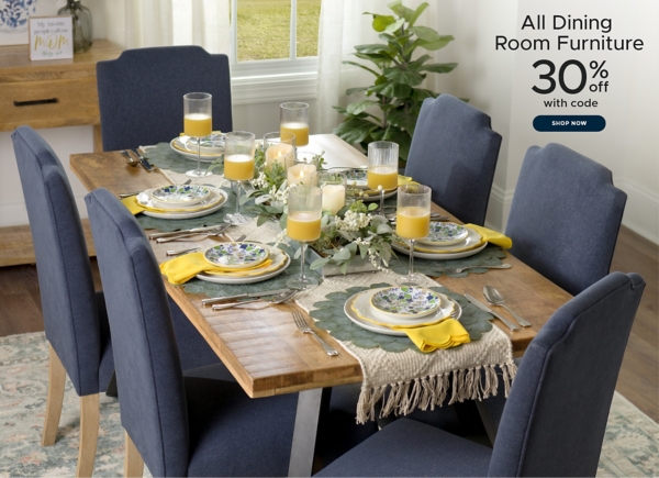 All Dining Room Furniture 30% off with code shop now