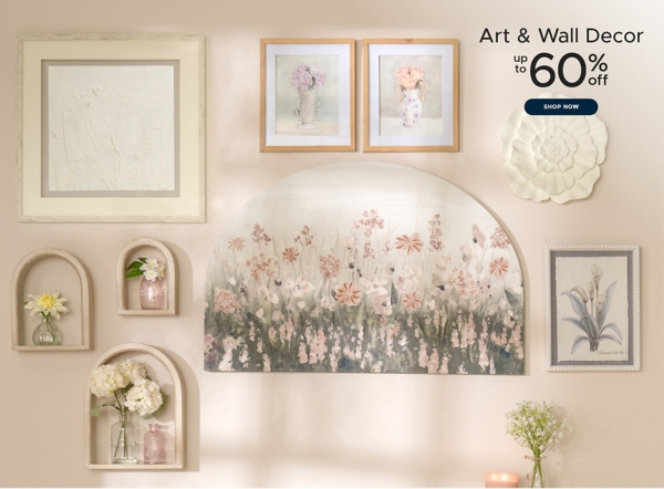 Art & Wall Decor up to 60% off shop now