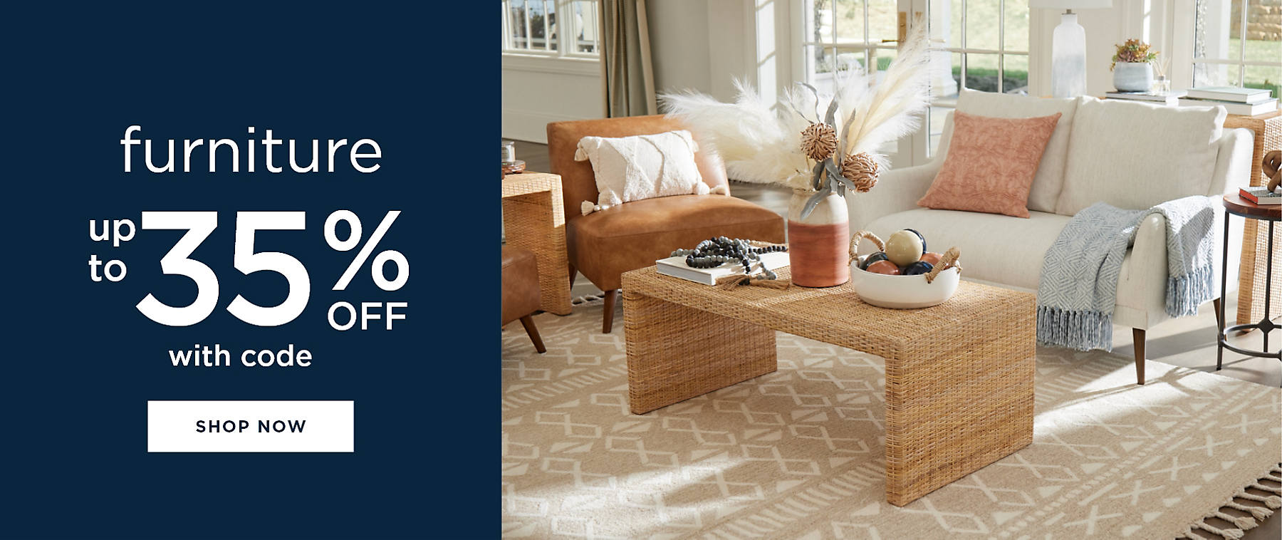 furniture up to 35% off with code shop now