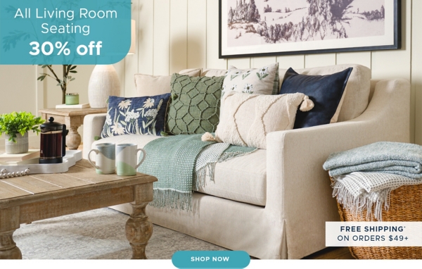 All Living Room Seating 30% off shop now Free Shipping* on Orders $49+