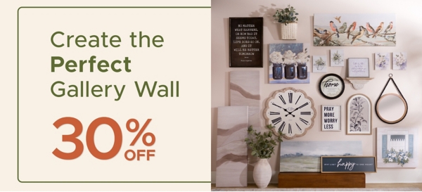 Create the Perfect Gallery Wall 30% off