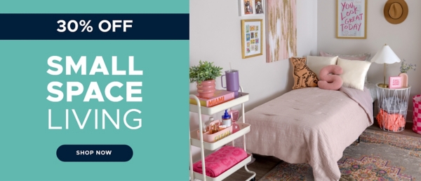 30% off Small Space Living Shop Now