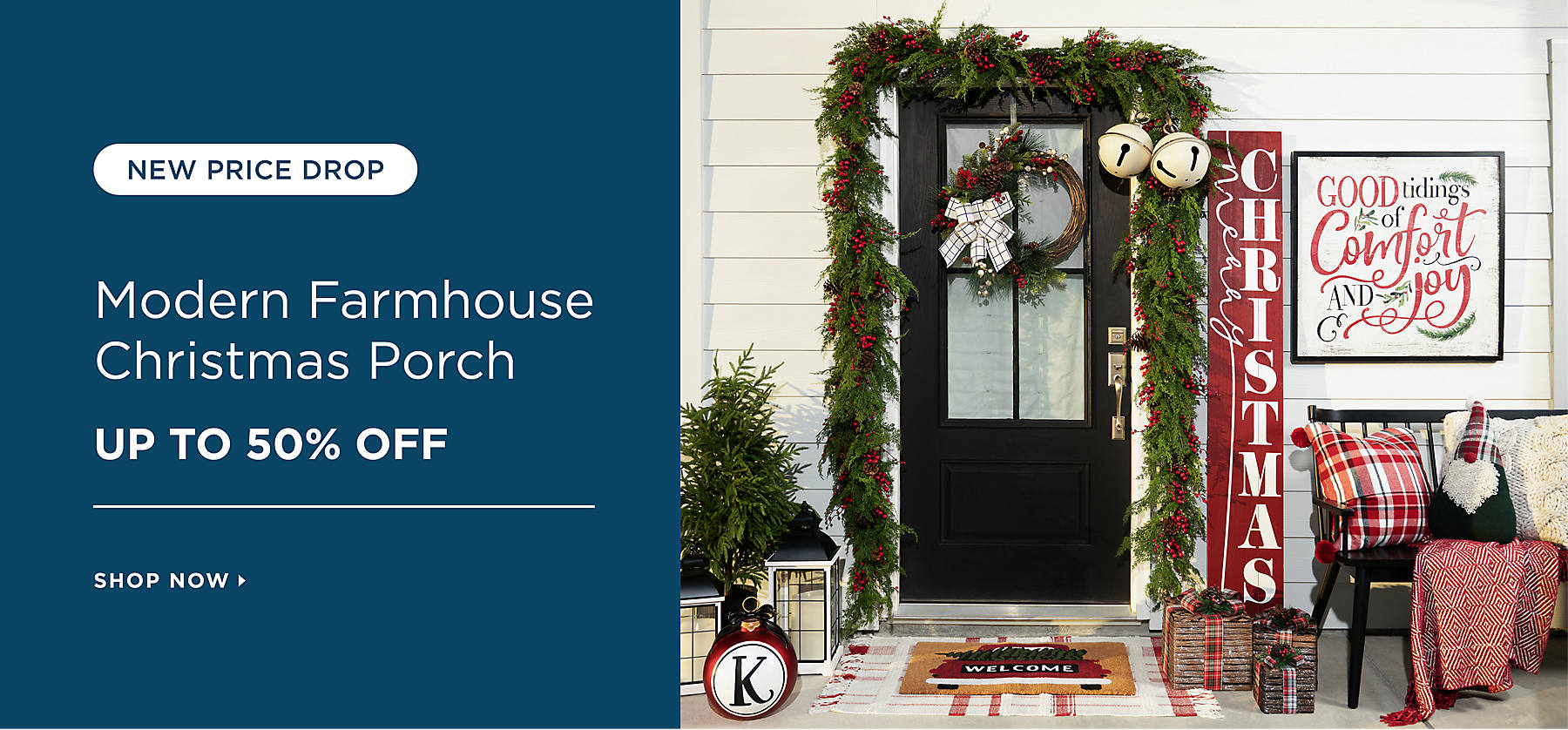 This Weekend Only Modern Farmhouse Christmas Porch Up to 50% Off Shop Now